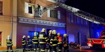 Požár rodinného domu v Radnicích