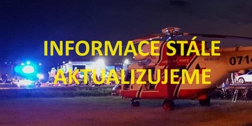 Čelní střet, devět zraněných a z toho čtyři děti