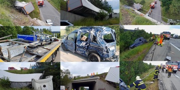 Řidič kamionu přiznal, že se před velmi vážnou nehodou nevěnoval řízení