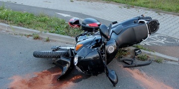 Dvě havárie motocyklů během necelé hodiny