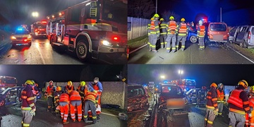 Vážná dopravní nehoda, na místě je více zraněných