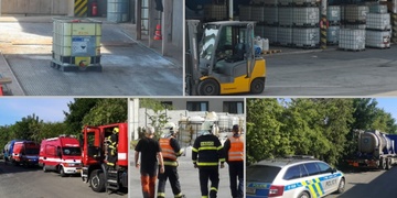 Na Slovanech unikl jedovatý plyn