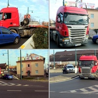 "Ze zatáčky vyjela tahle obluda..."