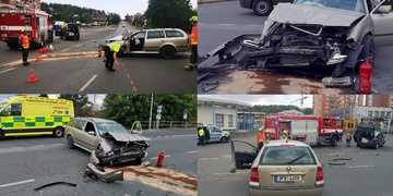Těžce opilý řidič způsobil vážnou nehodu u Borské přehrady