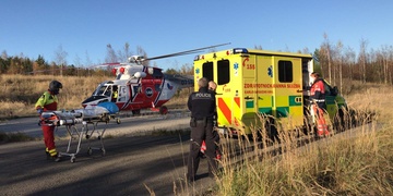 Malý chlapec vběhl přímo do silnice