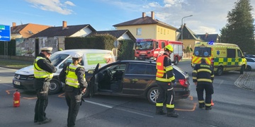 Dopravní nehoda v Křimicích