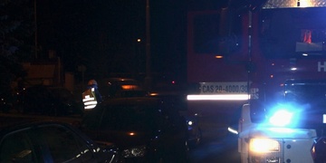 Únik plynu ve Vojanově ulici ve Skvrňanech