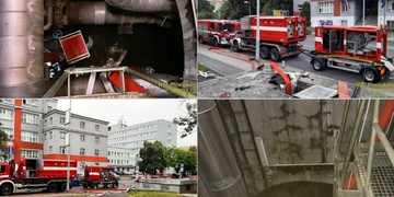 Zásah hasičů komplikovali bezohlední chodci