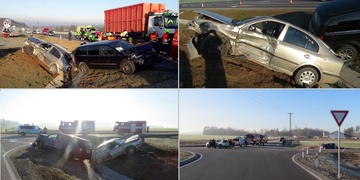 Řidička krátce po transportu vrtulníkem zemřela