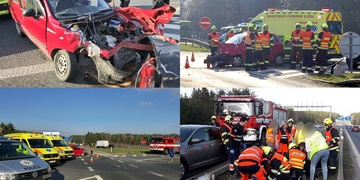 Dopravní nehoda u Sulkova si vyžádala tři zraněné