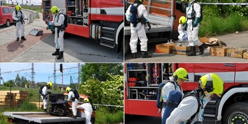 V odstaveném voze byly celé bedny chemikálií