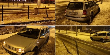 Těžce opilý řidič najel do tramvajové zastávky