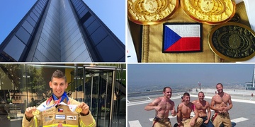 Nejrychlejší hasič světa je Pavel Kouřík z Plzeňska