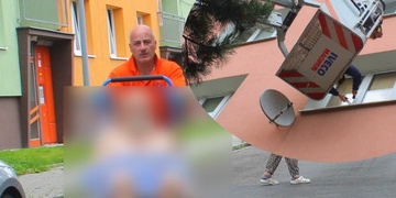 Hasiči v Plzni zachraňovali staříka