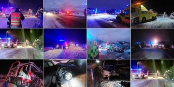 Hromadná nehoda u Žlutic