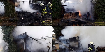 Při požáru došlo ke zranění