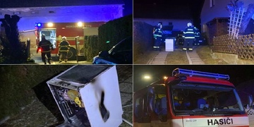 Požár v rodinném domě