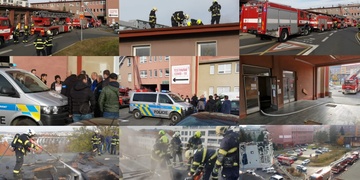 Požár ve Fakultní nemocnici