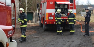 V Chotíkově prokopl bagr plyn