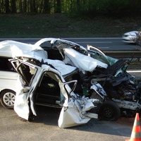 Hromadná nehoda uzavřela dálnici D5