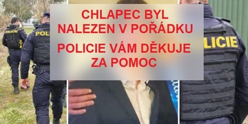 Pátrání po čtrnáctiletém Lukáši je ukončeno