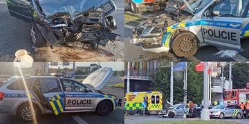 Dopravní nehoda na křižovatce U Jána