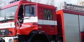 Nehoda hasičské cisterny