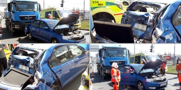 Vážná dopravní nehoda komplikuje provoz na Rokycanské