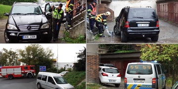 Kuriózní dopravní nehoda v Plzni