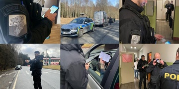 Policisté kontrolují ubytovny, firmy i okolí státní hranice