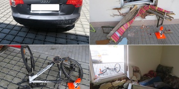 Stotisícová škoda kvůli špatně zabržděnému vozu