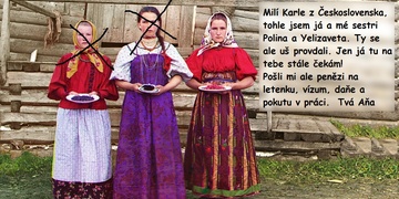 "Jak čarokrásná Irina českou kavku odrbala"