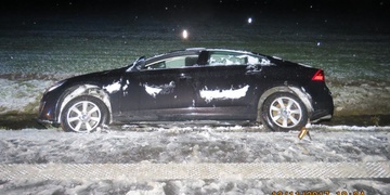 Opilec nezvládl své auto a havaroval