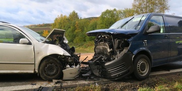 S dodávkou přejel do protisměru