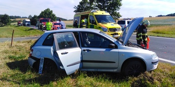 Po střetu skončily dvě ženy v nemocnici