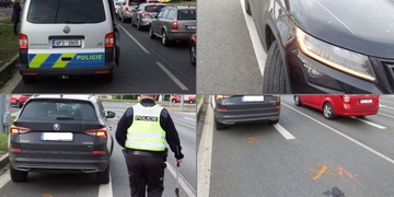 Ženu v centru Plzně srazilo auto