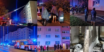 Požár vznikl v bytu problémových nájemníků