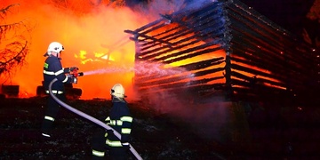 V Prášilech hoří keltské sídliště - II. stupeň požárního poplachu