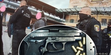 Skoro čtyři promile a na nádraží se oháněl pistolí