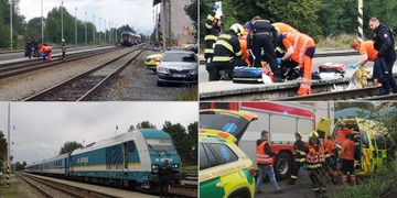 Vlak na nádraží srazil čtyřiadvacetiletého muže - aktualizováno