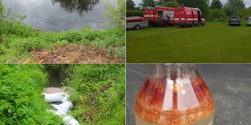 Do řeky Mže unikl hydraulický olej