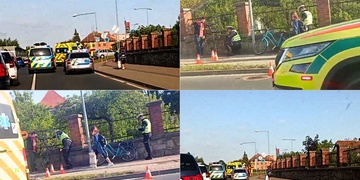 Při střetu cyklistů byla vážně zraněna žena