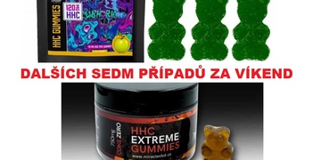 Záchranáři o víkendu řešili další případy předávkování HHC