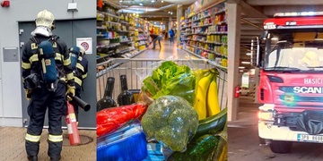 Hysteričtí nakupující v centru Plzně napadali hasiče