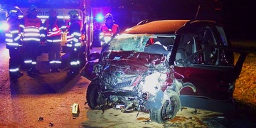 Tragická dopravní nehoda, jeden muž nepřežil