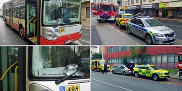 Mladík vešel přímo před autobus