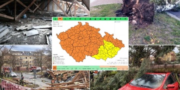 Hasiči i meteorologové varují před blížící se vichřicí