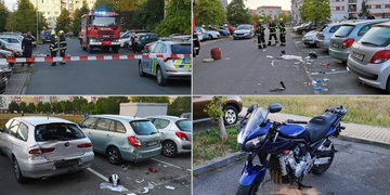 Vážná nehoda na Vinicích, jezdce museli resuscitovat