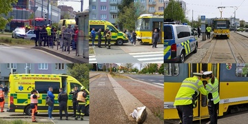 Tramvaj za sebou ženu vláčela několik set metrů