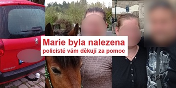 Marie K. byla nalezena a transportována do nemocnice